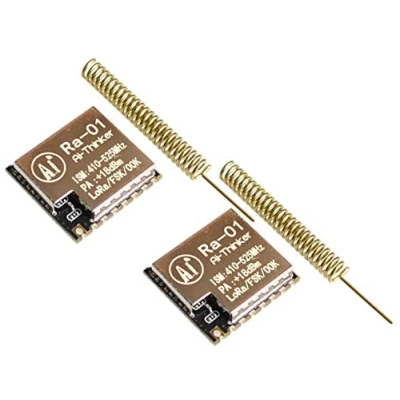 Imagen de 2pcs Ra 01 Lora SX1278 433MHz Ra01 Wireless Spread Spectrum Transmission Module