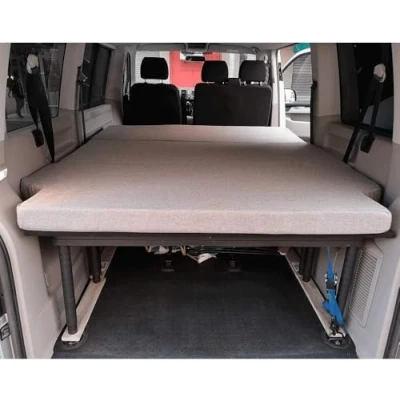 Imagen de KFoam.es Colchón Plegable para Volkswagen T5, T6, Multivan, California Beach y Caravelle 185x148x8 cm