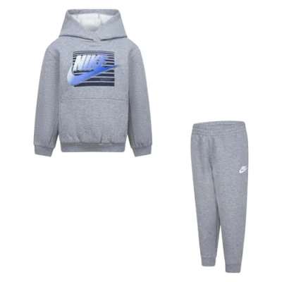 Imagen de Nike Sportswear Gradient Futura SET Sudadera para niños, Talla: 2 3a, Dark grey heather
