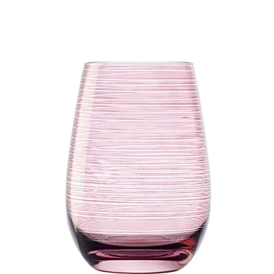 Imagen de Vasos Twister de Stölzle Lausitz, 465 ml, Rosa, Juego 6 Unidades, Bonitos Colores, compatibles con lavavajillas