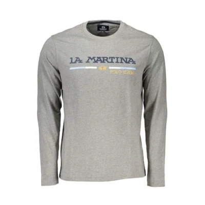 Imagen de La Martina Camiseta de algodón gris para hombre, Gris, X Large