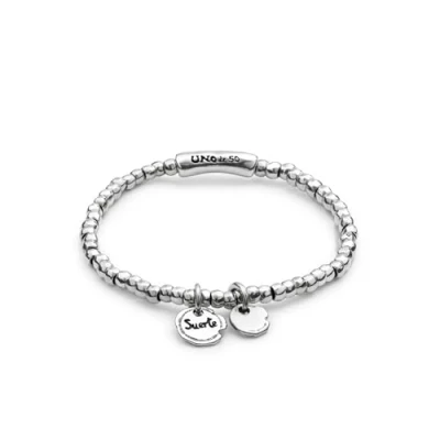 Imagen de UNOde50 Pulsera bañada en plata de ley con charms
