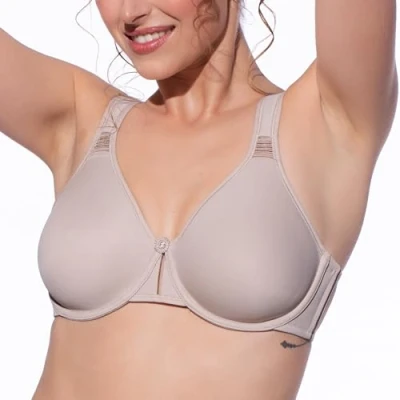 Imagen de Selene Lorea, Sujetador Copa Foam con Aros Para Mujer, Marrón (Terra), 95D (Talla de fabricante 80D)
