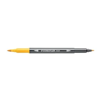 Imagen de Staedtler aquarell Journey 3001 110 rotuladores de doble fibra (punta fina y punta flexible, se pueden pintar en agua, 10 color amarillo sol)