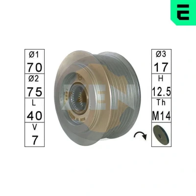 Imagen de Rueda libre alternador ERA ZN5591
