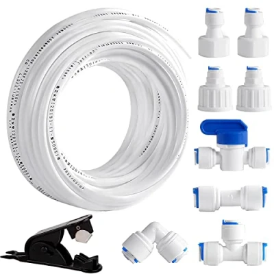 Imagen de Vegena 20 m de cable entrada agua universal para frigorífico, manguera 1/4 pulgadas