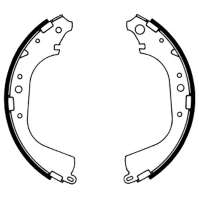 Imagen de ABE C02039ABE Zapatas de Freno Eje trasero 295 50 AKEBONO TOYOTA: Land Cruiser Prado 90, 4Runner, 70 SUV, CHEVROLET: Aveo Hatchback