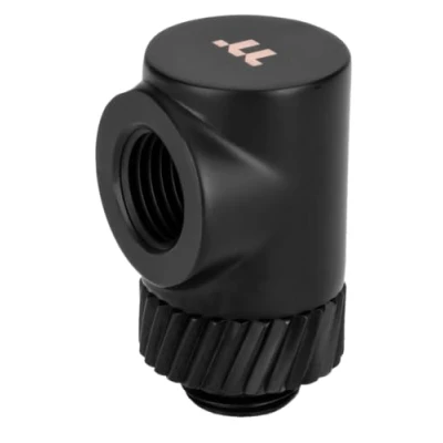 Imagen de Thermaltake Pacific SF 90 Degree Adapter Matte Black DIY LCS Fittings