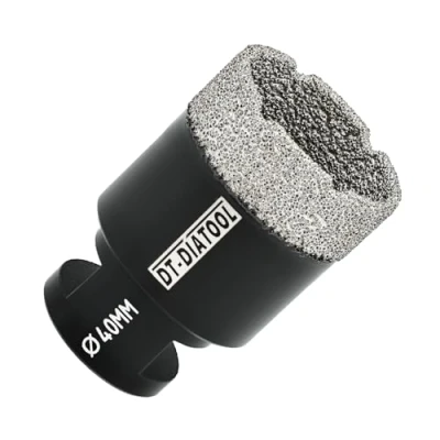 Imagen de DT DIATOOL Broca de Diamante 40mm para Perforación en Seco Azulejo Porcelana Mármol Cerámica Granito