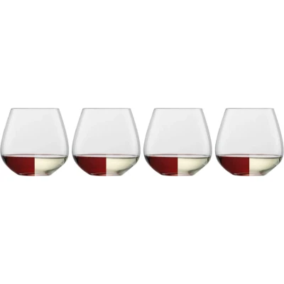 Imagen de Schott Zwiesel Forté Juego de 4 vasos sin mango para varios tipos vino, apto lavavajillas, fabricado en Alemania (número referencia 123619)