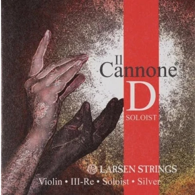 Imagen de LARSEN STRINGS Cuerdas para violín II Cannone D Silver Soloist