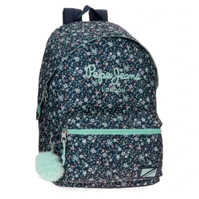 Imagen de Pepe Jeans Alenka Mochila Escolar Azul 31x42x17,5 cms Poliéster 22,79L by Joumma Bags