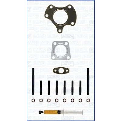 Imagen de AJUSA JTC11628 Juego de montaje, turbocompresor with studs, syringe oil con juntas instrucciones montaje JEEP: WRANGLER 3