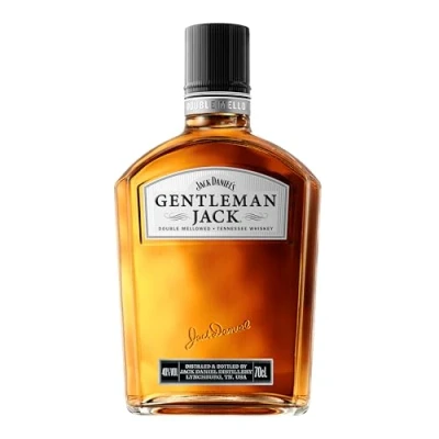 Imagen de Jack Daniel&#039;s Gentleman Tennessee Whiskey, Doble Filtrado, Whiskey Sabor Vainilla y Cítrico, 40% Vol. Alcohol, 700ml