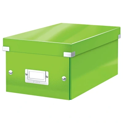 Imagen de Leitz Caja para Guardar DVDs, Verde, Gama Click &amp; Store, 60420054