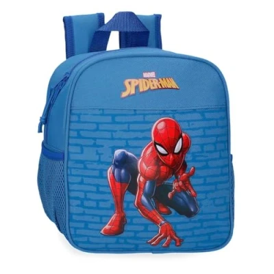 Imagen de Joumma Marvel Spiderman vigilante Mochila Preescolar Adaptable a Carro Azul 21x25x10 cms Poliéster 5,25L