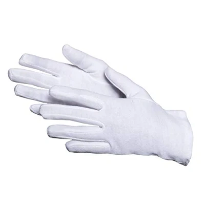 Imagen de Jah Oekotex 561 Guantes de algodón (12 pares, talla 13), color blanco