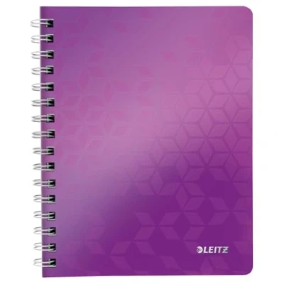 Imagen de Leitz Wow Cuaderno de tapa rígida, A5, Púrpura