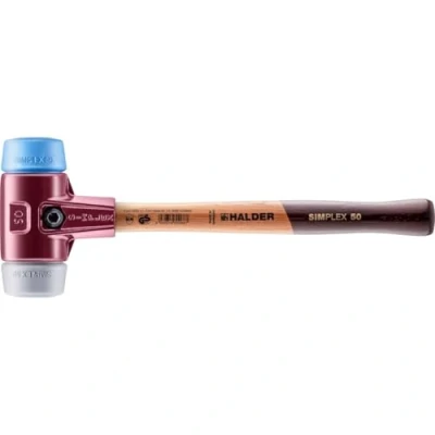 Imagen de Halder 3013050 Mazo &quot;Simplex Soft Face TPE Mid/TPE Soft&quot;, multicolor, 50 mm