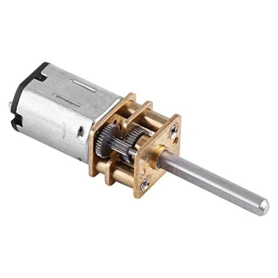 Imagen de DC 12V 100/200 / 2000RPM Mini Motor de Engranajes, Engranajes con Eje Salida Largo para Modelo Robot, Juguete DIY Engine(12V 200RPM)
