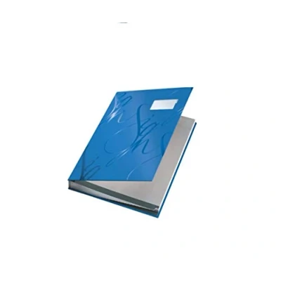 Imagen de LEITZ 57450035 Portafirmas SIGN fuelle 18 separadores acabado soft grip color azul