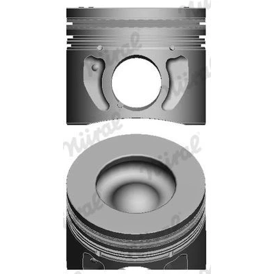 Imagen de NÜRAL 87 148107 85 Pistóns 90,4 con canal de refrigeración, soporte segmento pistón, Biela trapecial FORD: Transit Mk6 Furgón, Bus