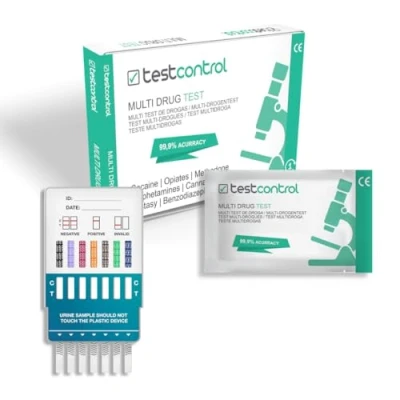 Imagen de 1 x Test Control Prueba de Drogas Detectección 7 Cocaína, opiáceos, metadona, anfetaminas, cannabis, éxtasis y benzodiacepinas en Orina