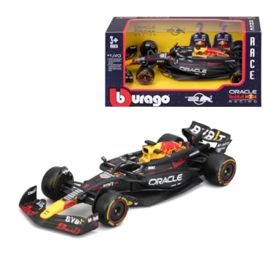 Imagen de Modelo de coche Fórmula 1 Verstappen Número RB20 F1 temporada 2024 Escala 1:43 12 cm BBurago 18 38097V