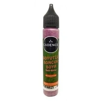 Imagen de Cadence Pintura Glitter Dimensional Rojo DIP454