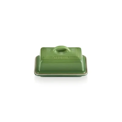 Imagen de Le Creuset Bandeja para mantequilla de cerámica gres, 17 cm, Bamboo, 70837174080000