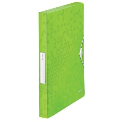 Imagen de Leitz Carpeta de Proyectos A4, Capacidad para 250 Hojas Cierre Elástico, Plástico Flexible, Verde, Gama WOW, 46290154