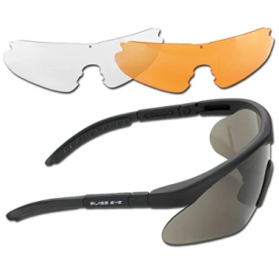 Imagen de Swiss Eye Raptor Gafas para hombre, color negro caucho