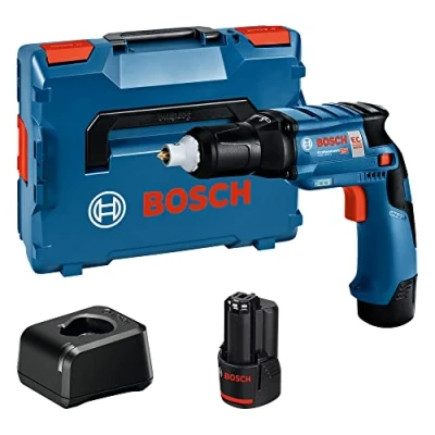 Imagen de Bosch Professional 12V System GTB 11 Atornillador a batería para placa de yeso (Brushless, 0 3000 rpm, 2 baterías x 2.0 Ah, en L BOXX)