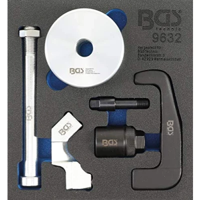 Imagen de BGS 9632 Bandeja para carro 1/6: Extractor de inyectores Bosch CDI 6 piezas
