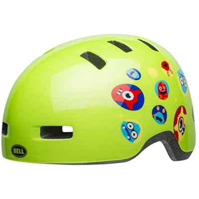 Imagen de BELL Lil Ripper Children&#039;s Helmet Casco de Ciclismo, Juventud Unisex, Monsters Verde Brillante, Unisize 47 54cm