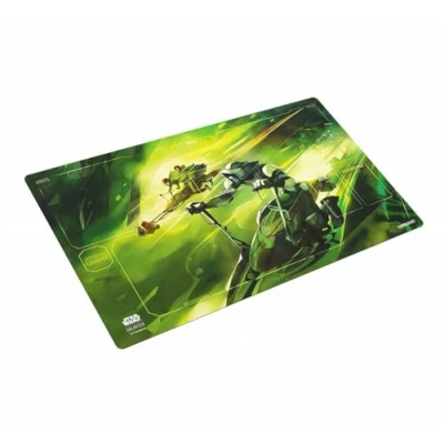 Imagen de Gamegenic Star Wars: Unlimited Game Mat Speeder Bike Chase Licencia Oficial Impreso a Todo Color Tapete 61 cm x 35 Compatible con TCGs y