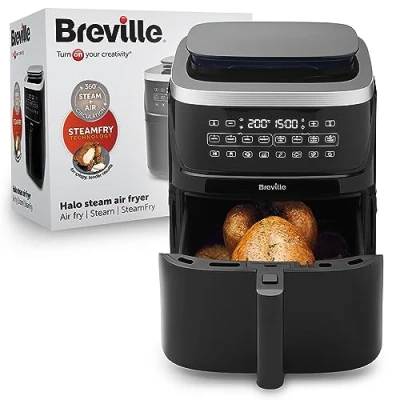 Imagen de Freidora de aire Breville VDF133X 01, 1700W, 7 l, Con depósito agua 1.4 Negro