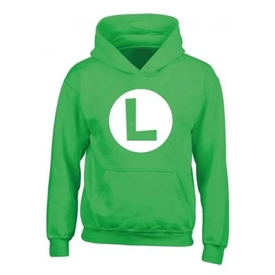 Imagen de Super Mario Sudadera con Capucha Unisex Luigi Badge Verde