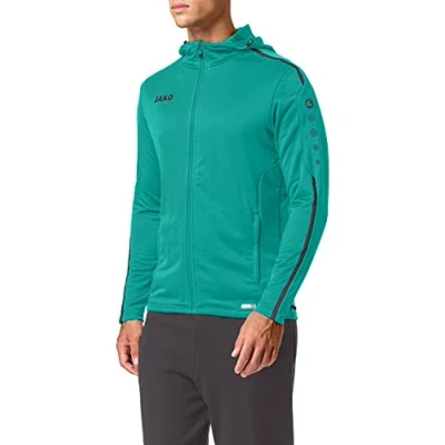 Imagen de JAKO Chándal para hombre de poliéster Striker 2.0 con capucha, turquesa/antracita, talla 4XL, M9419