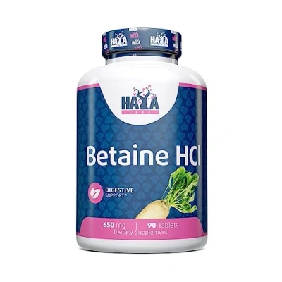 Imagen de Haya Labs La Betaína Hcl, 650 Mg 90 Comprimidos 180 g