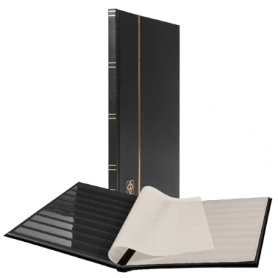 Imagen de Leuchtturm 315975 Clasificador DIN A4, 16 páginas Negras, Tapa no Acolchada, Negro