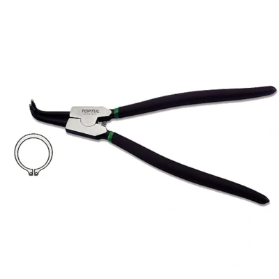 Imagen de Alicates de mango anular TOPTUL 9 &quot;, (außen) gebogen, 85 140 mm