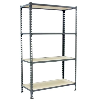 Imagen de Simon Rack Estanteria Metalica, 1500x1200x400 mm, 4 Baldas de Madera, 200 kg Punto Flexión, Estanterias Almacenaje, Galvanizado/Madera Maderclick