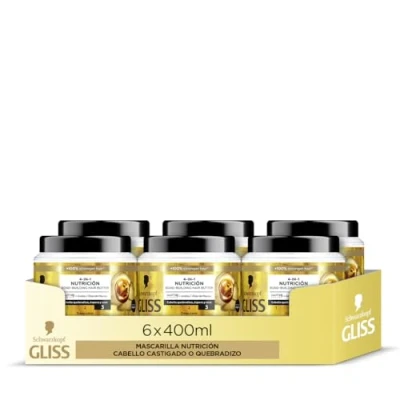 Imagen de Gliss Mascarilla Ultimate Oil Elixir 6 uds de 400ml (2.400) Schwarzkopf