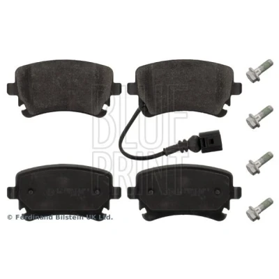Imagen de BLUE PRINT ADV184239 juego de pastillas freno Eje trasero con contacto avisador desgaste tornillos VOLKSWAGEN: Multivan 5 (7HM