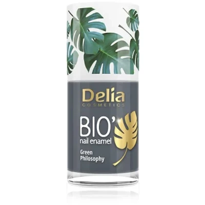 Imagen de Delia Cosmetics Esmalte de uñas Bio Green JUNGLE Apto para veganos Opacidad y brillo perfectos Aplicación fácil rápida Ingredientes naturales Color larga duración hasta 6 días 11ml