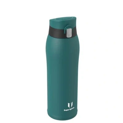 Imagen de Super Sparrow Botella Agua Acero Inoxidable Termica 750ml Termo Sin BPA, de Agua, para Deporte, Viaje, Escuela, Exterior, Oficina, Hogar