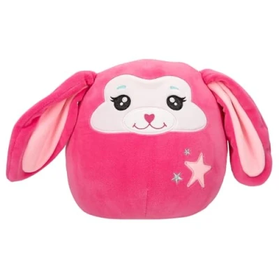 Imagen de Depesche 13039 Ylvi Swoppies Conejo Color Rosa, con Efecto Luminoso, Estrella y largas Orejas Flexibles, Peluche de 20 cm Altura Aprox, Multicolor, One Size