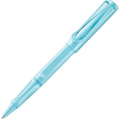 Imagen de Lamy safari aquasky Bolígrafo roller con empuñadura ergonómica y ancho de trazo M para una escritura larga agradable hecho plástico robusto ASA recambio 63 en negro