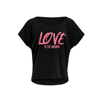 Imagen de Winshape MCT002 Ultra Light Camiseta estampada, Mujer, Talla: XXL, Black/glitter/neon pink